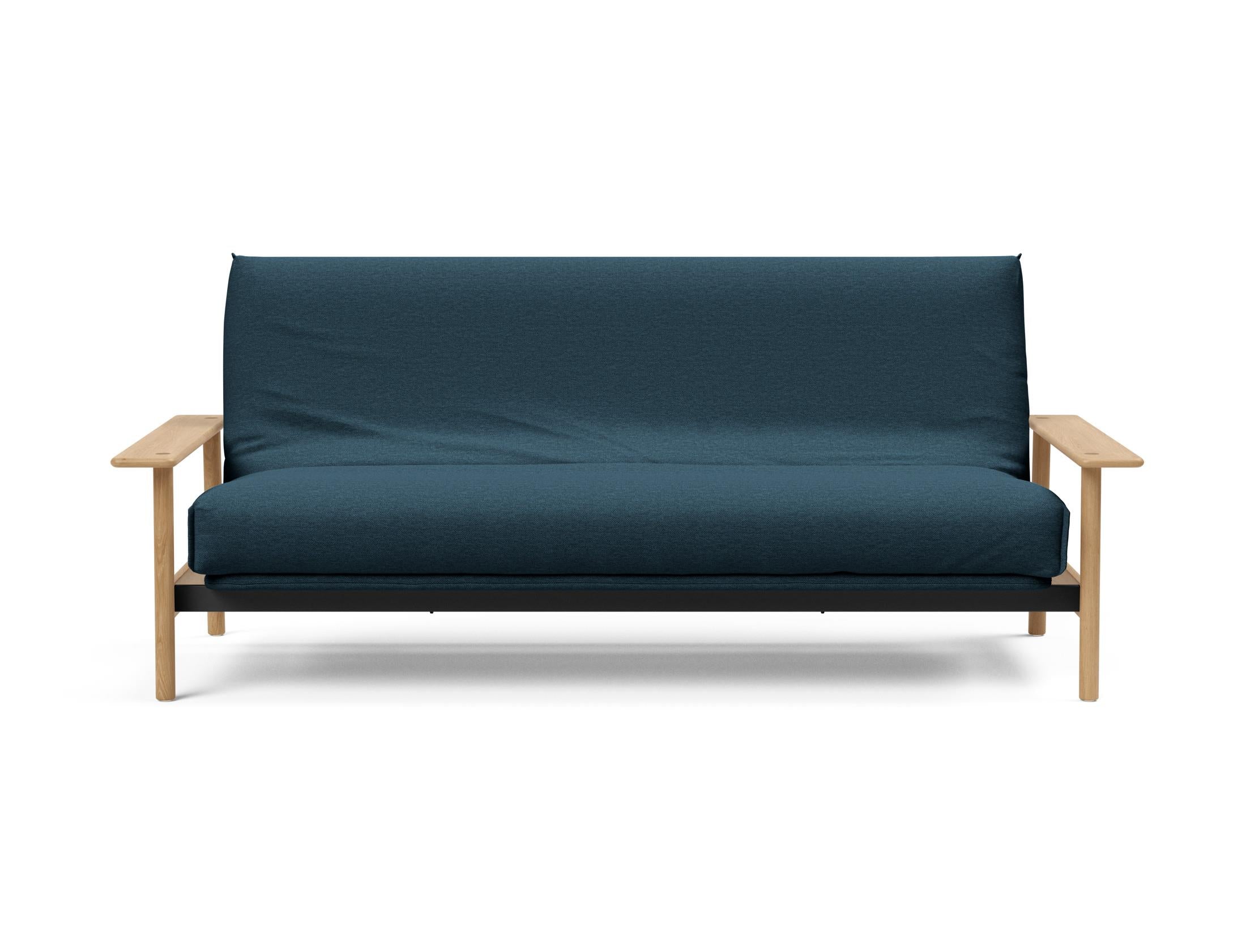Entdecken Sie das Balder Bettsofa 140 Nordic Cover: stilvolles Design, hochwertige Soft Spring Matratze, ideal für vielseitige Wohnräume.