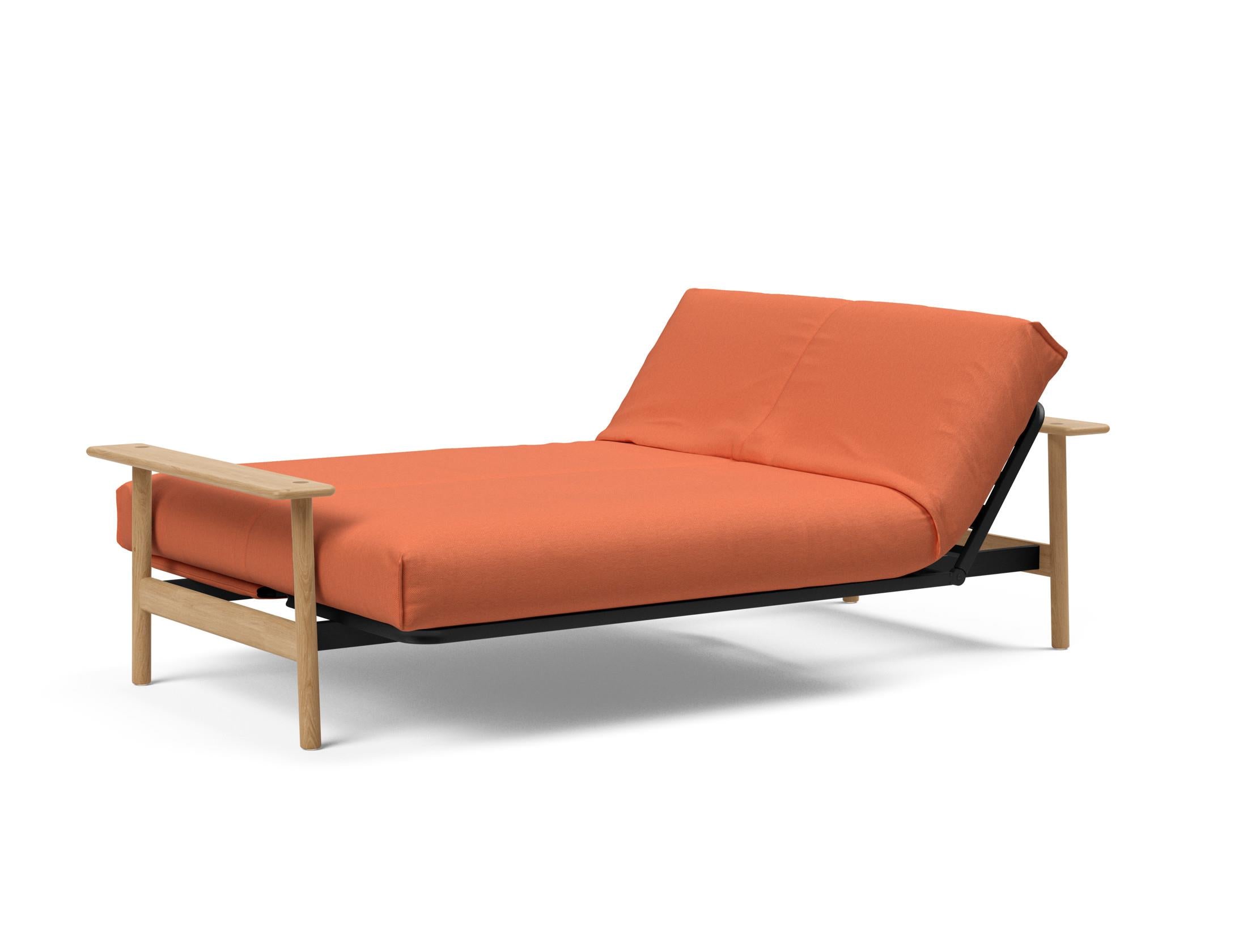 Entdecken Sie das Balder Bettsofa 140 Nordic Cover Soft Spring von Innovation Living – stilvolles Design trifft auf höchsten Schlafkomfort für Ihr Zuhause.