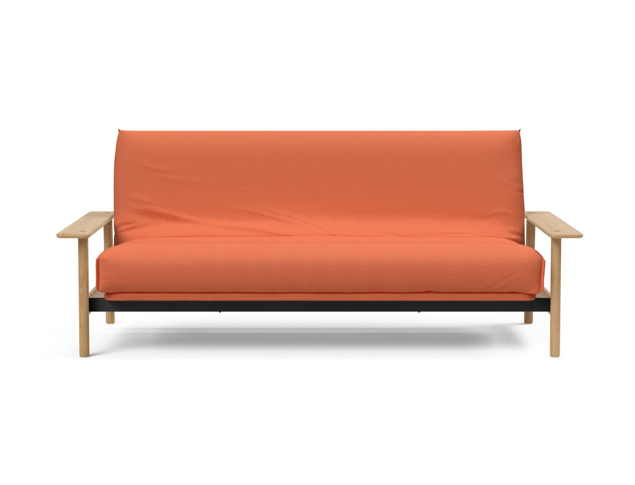 Entdecken Sie das Balder Bettsofa 140 Nordic Cover: stilvolles Design, hochwertige Soft Spring Matratze, ideal für vielseitige Wohnräume.