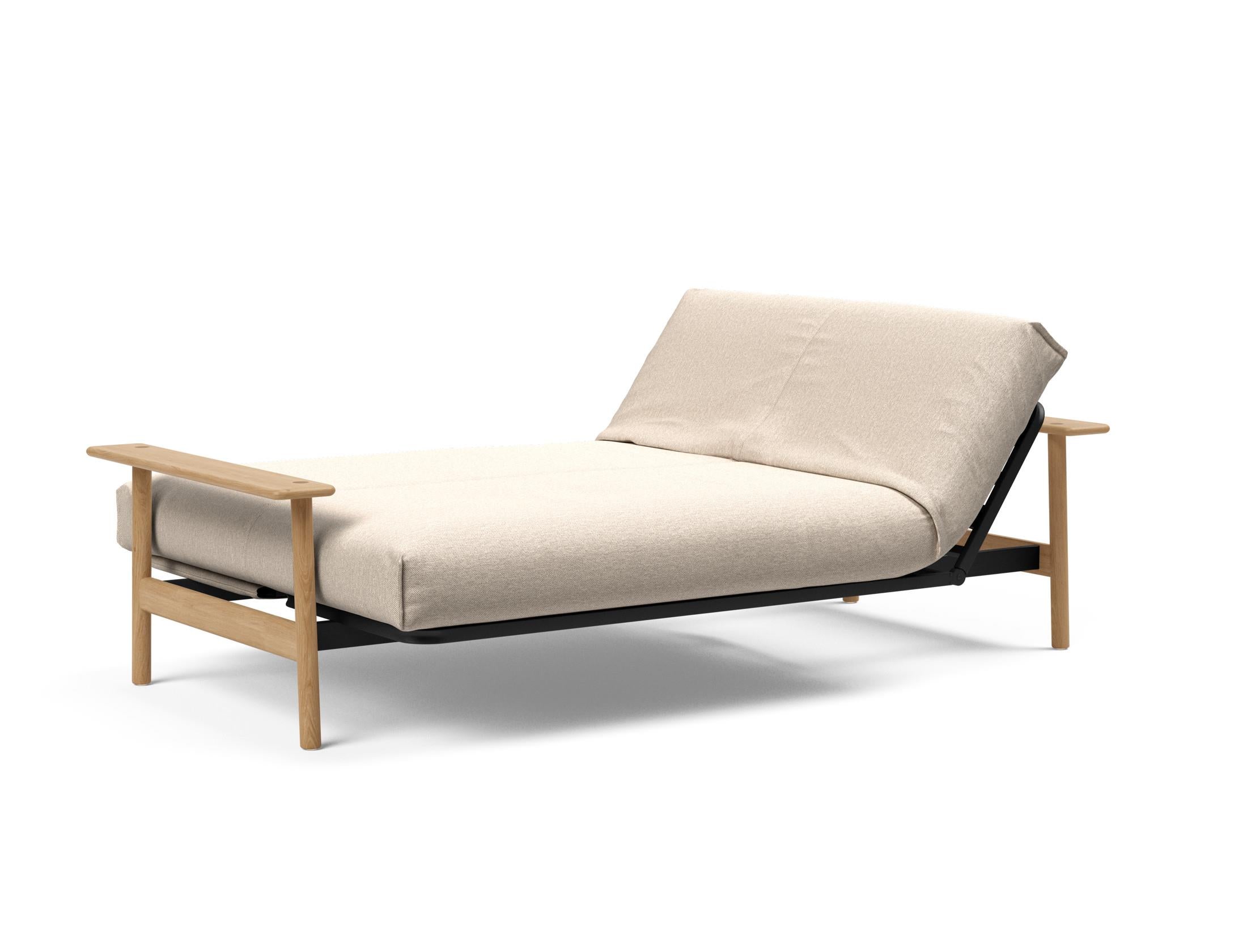 Entdecken Sie das Balder Bettsofa 140 Nordic Cover Soft Spring von Innovation Living – stilvolles Design trifft auf höchsten Schlafkomfort für Ihr Zuhause.