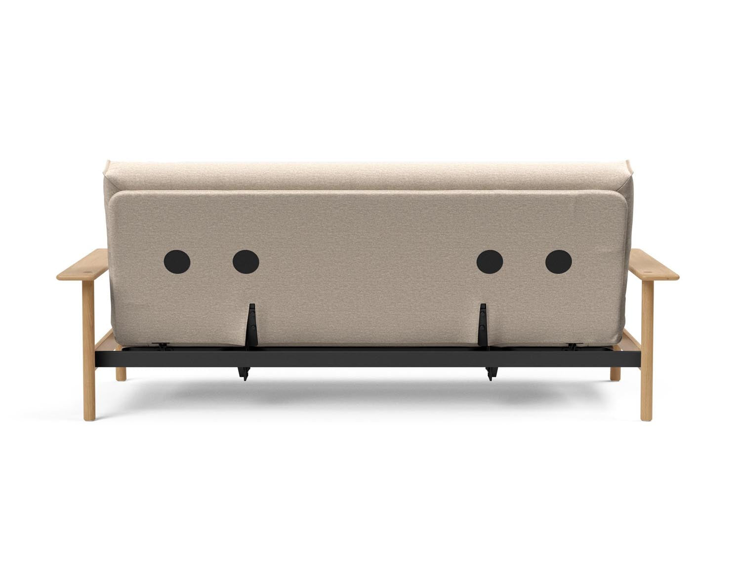 Erleben Sie das Balder Bettsofa 140 Nordic Cover: modernes Design, bequeme Soft Spring Matratze, perfekt für flexible Wohnlösungen.