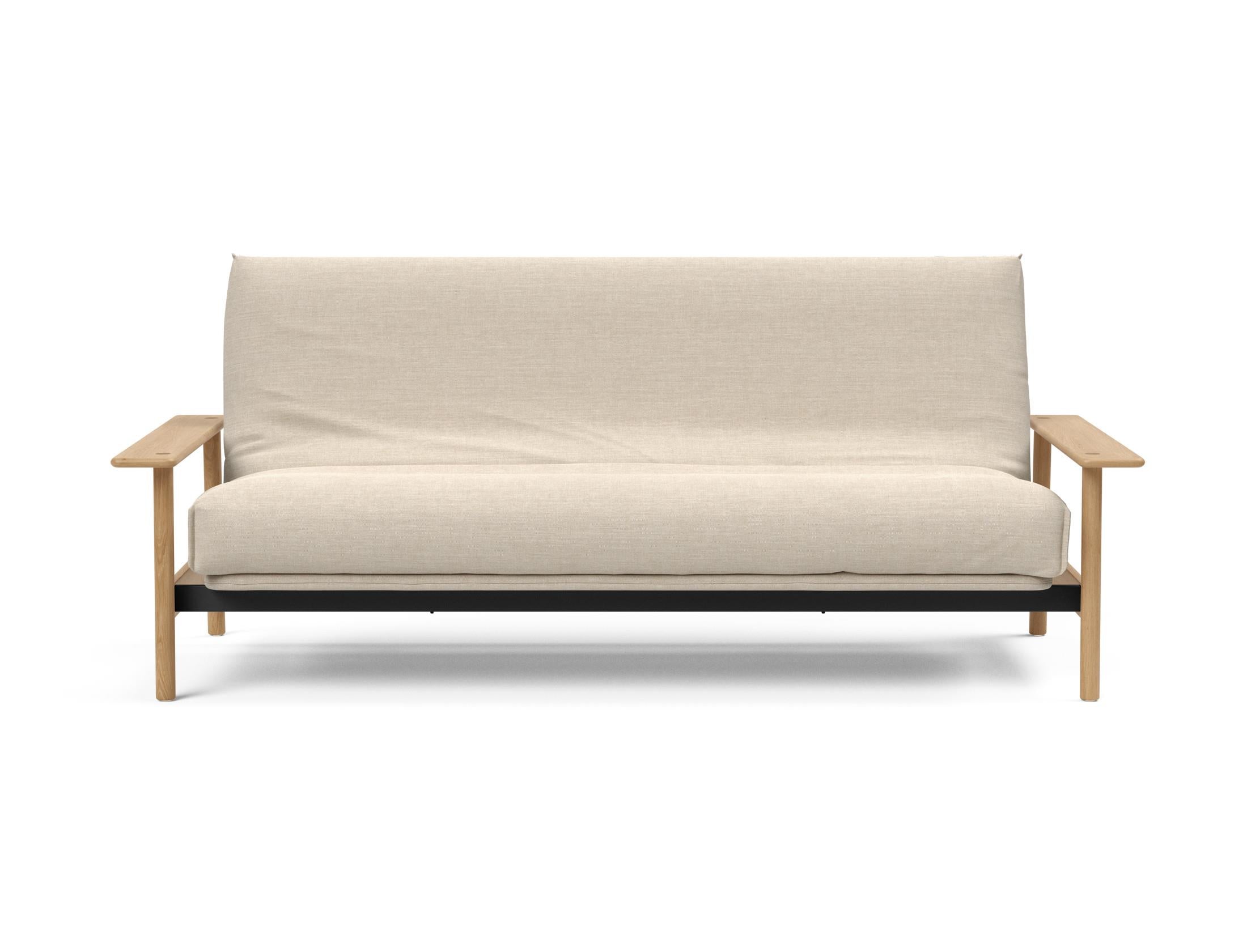 Entdecken Sie das Balder Bettsofa 140 Nordic Cover: stilvolles Design, hochwertige Soft Spring Matratze, ideal für vielseitige Wohnräume.