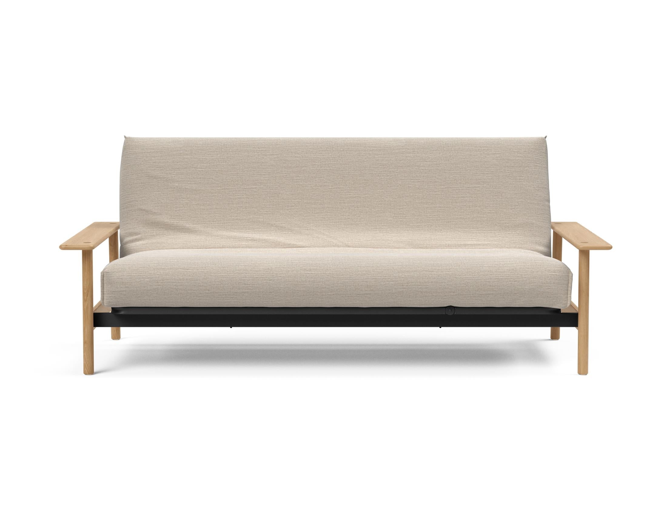 Erleben Sie das Balder Bettsofa 140 Nordic Cover Soft Spring von Innovation Living – eine perfekte Kombination aus modernem Stil und optimalem Schlafkomfort.