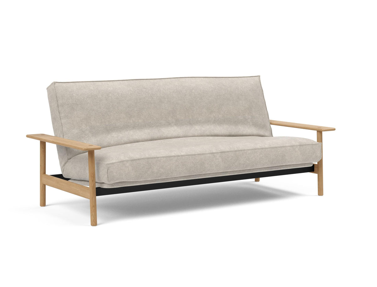Balder Bettsofa 140 Sharp Plus Cover mit Gestellbezug Soft Spring in 280 Avella Sand präsentiert im Onlineshop von KAQTU Design AG. Bettsofa ist von Innovation Living