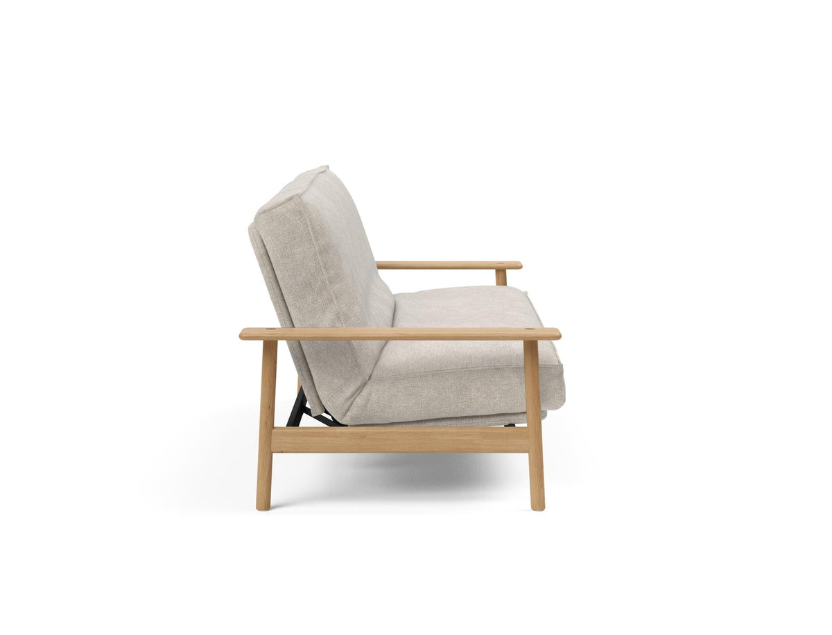 Balder Bettsofa 140 Sharp Plus Cover mit Gestellbezug Soft Spring in 280 Avella Sand präsentiert im Onlineshop von KAQTU Design AG. Bettsofa ist von Innovation Living