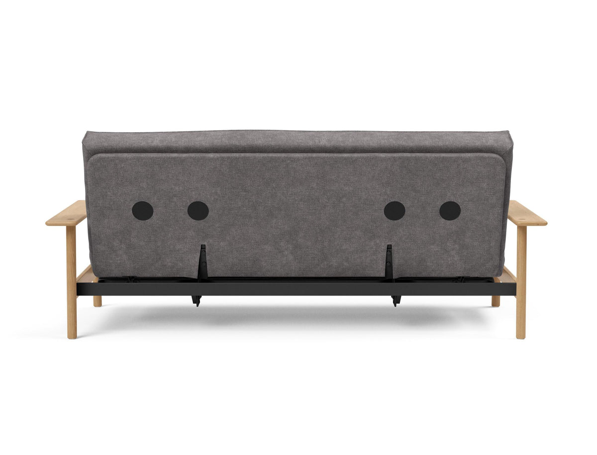 Balder Bettsofa 140 Sharp Plus Cover mit Gestellbezug Soft Spring in 282 Avella Warm Grey präsentiert im Onlineshop von KAQTU Design AG. Bettsofa ist von Innovation Living