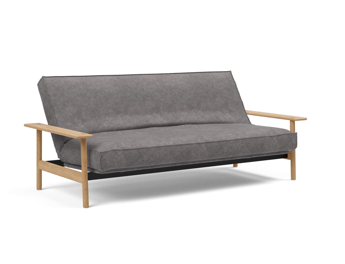 Balder Bettsofa 140 Sharp Plus Cover mit Gestellbezug Soft Spring in 282 Avella Warm Grey präsentiert im Onlineshop von KAQTU Design AG. Bettsofa ist von Innovation Living