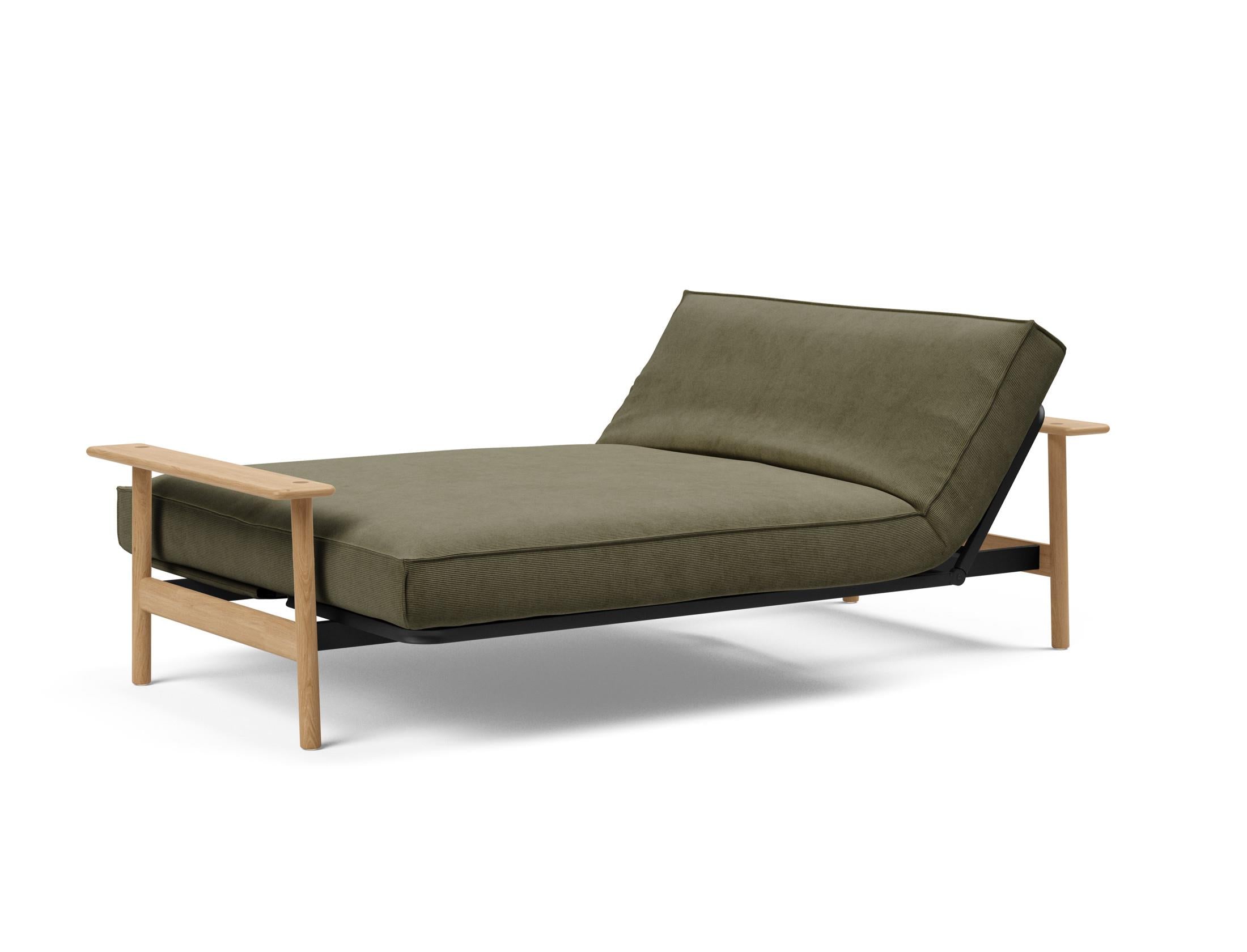 Entdecken Sie das Balder Bettsofa 140 Sharp Plus Cover Soft Spring von Innovation Living – stilvoll, bequem und ideal für jedes Zuhause.
