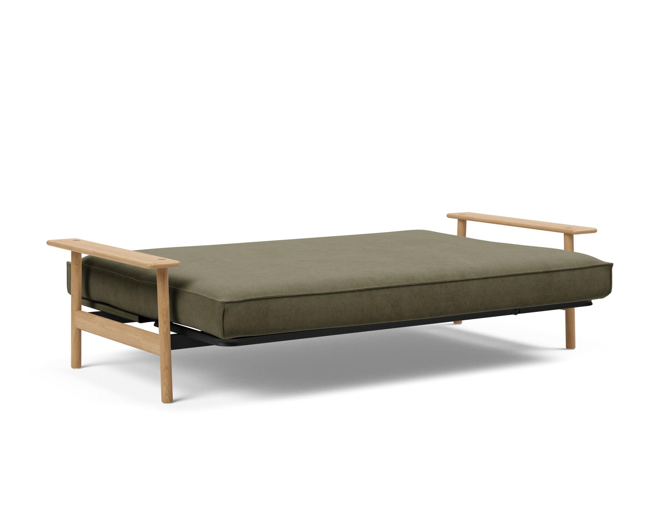 Erleben Sie das Balder Bettsofa 140 Sharp Plus Cover Soft Spring von Innovation Living – modernes Design, hervorragender Komfort und vielseitig einsetzbar.
