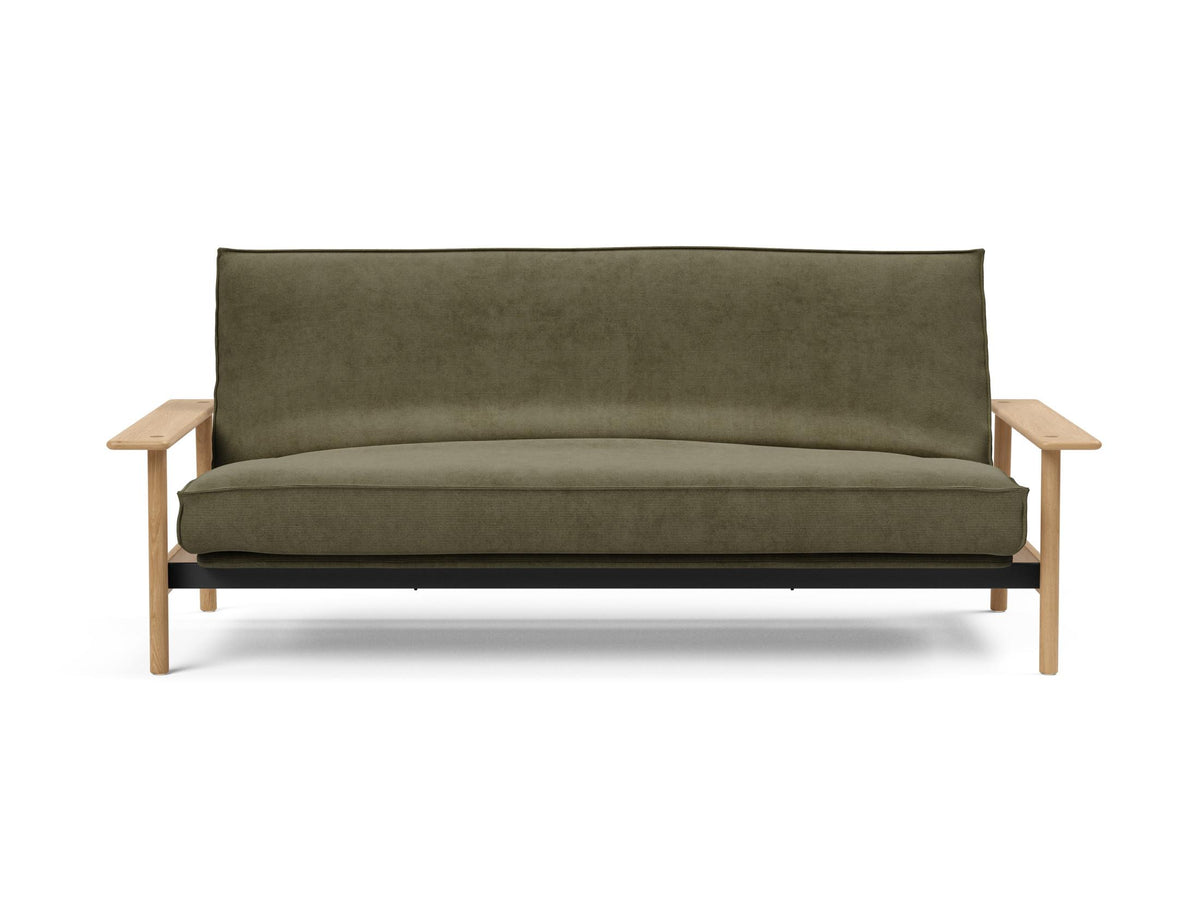 Balder Bettsofa 140 Sharp Plus Cover mit Gestellbezug Soft Spring in 316 Cordufine Pine Green präsentiert im Onlineshop von KAQTU Design AG. Bettsofa ist von Innovation Living