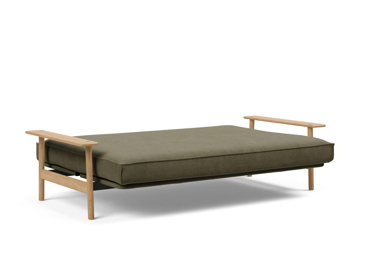 Balder Bettsofa 140 Sharp Plus Cover mit Gestellbezug Soft Spring in 316 Cordufine Pine Green präsentiert im Onlineshop von KAQTU Design AG. Bettsofa ist von Innovation Living