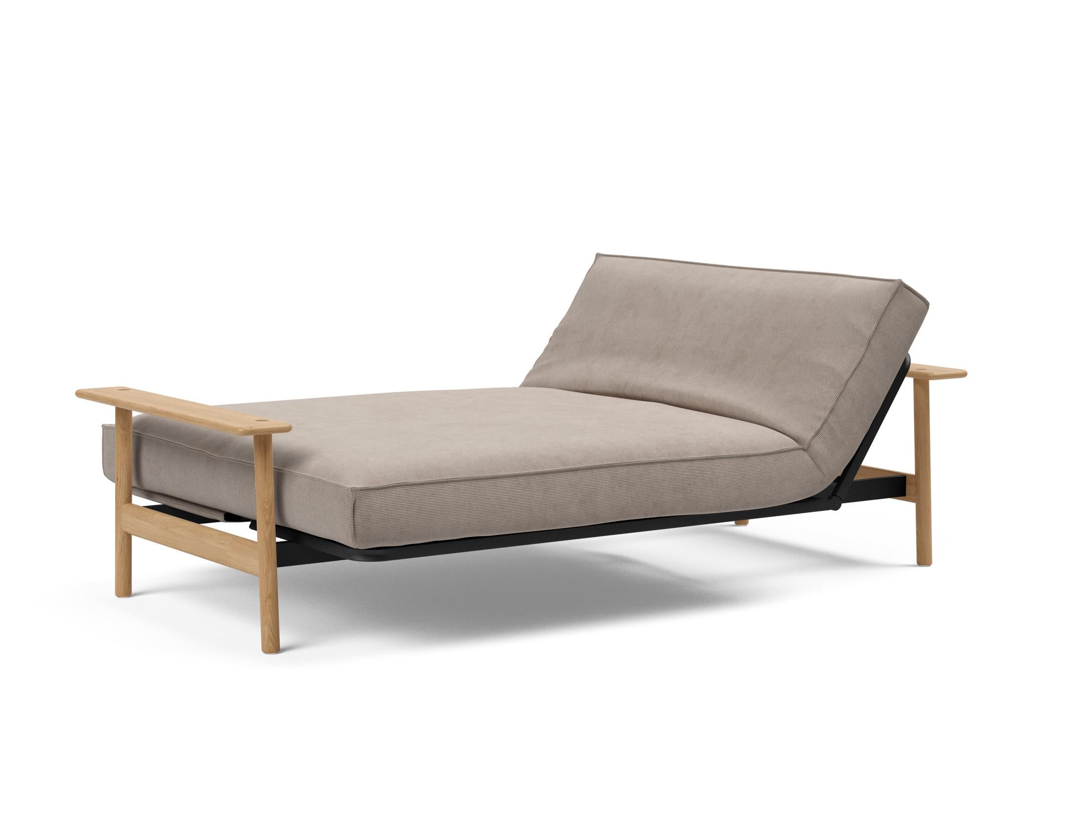 Entdecken Sie das Balder Bettsofa 140 Sharp Plus Cover Soft Spring von Innovation Living – stilvoll, bequem und ideal für jedes Zuhause.