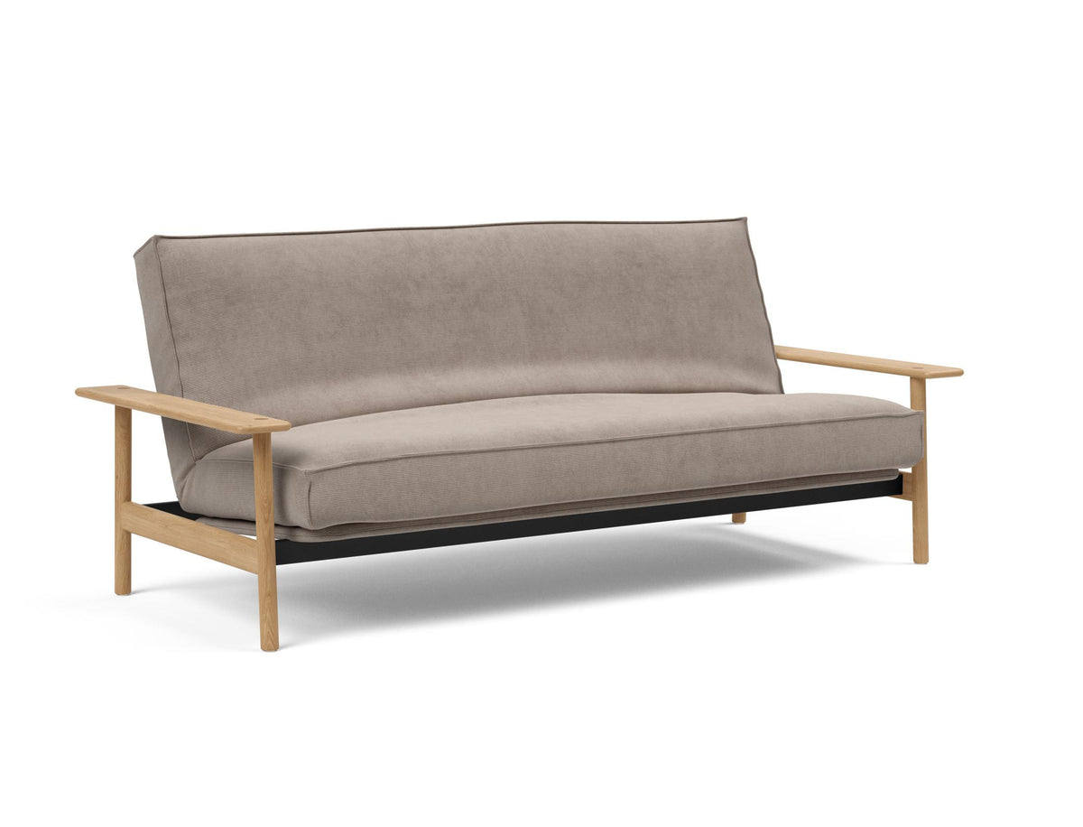 Balder Bettsofa 140 Sharp Plus Cover mit Gestellbezug Soft Spring in 318 Cordufine Beige präsentiert im Onlineshop von KAQTU Design AG. Bettsofa ist von Innovation Living
