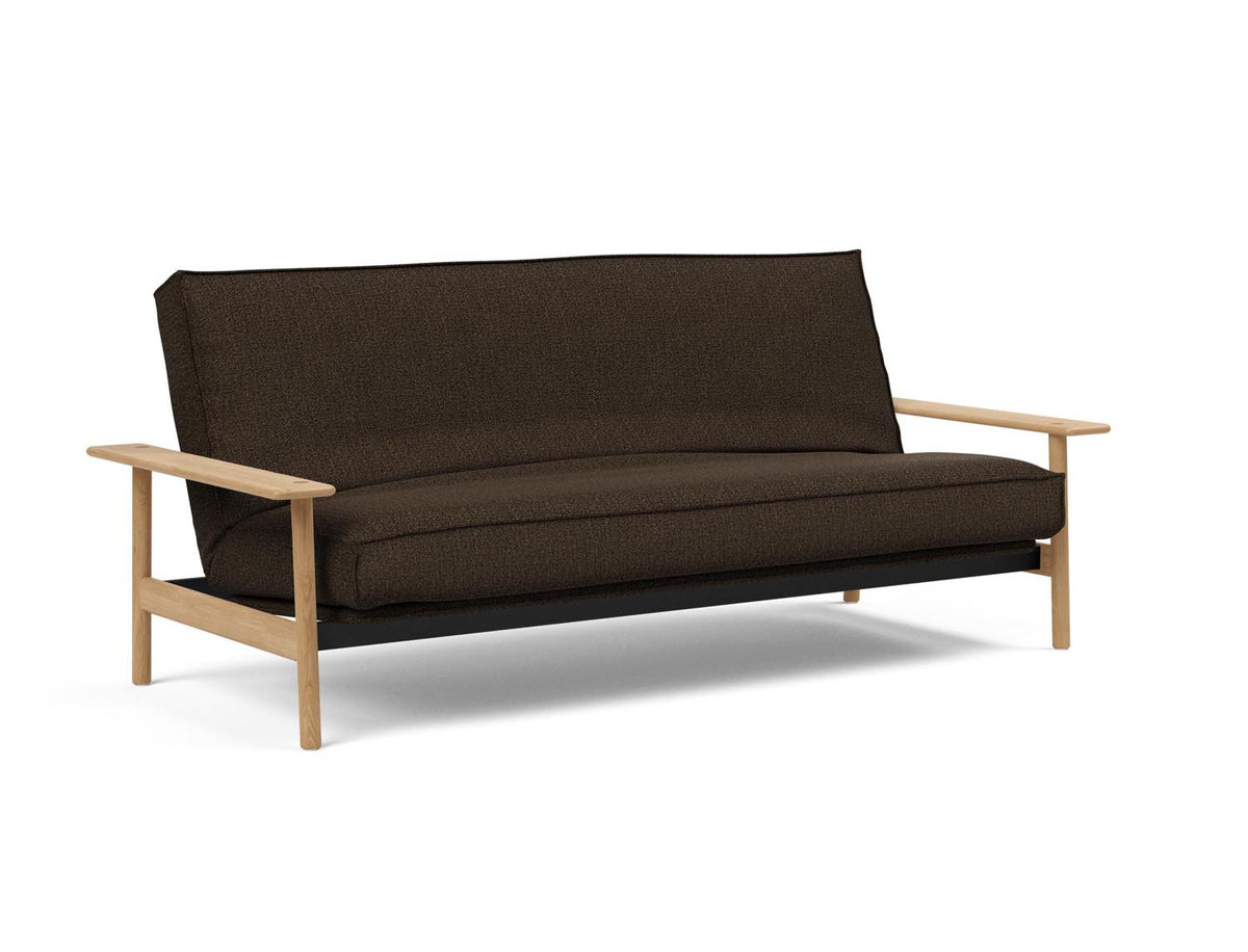 Balder Bettsofa 140 Sharp Plus Cover mit Gestellbezug Soft Spring in 358 Taura Chocco präsentiert im Onlineshop von KAQTU Design AG. Bettsofa ist von Innovation Living