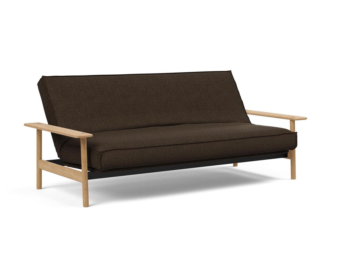 Balder Bettsofa 140 Sharp Plus Cover mit Gestellbezug Soft Spring in 358 Taura Chocco präsentiert im Onlineshop von KAQTU Design AG. Bettsofa ist von Innovation Living