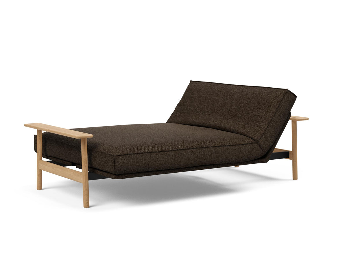 Balder Bettsofa 140 Sharp Plus Cover mit Gestellbezug Soft Spring in 358 Taura Chocco präsentiert im Onlineshop von KAQTU Design AG. Bettsofa ist von Innovation Living