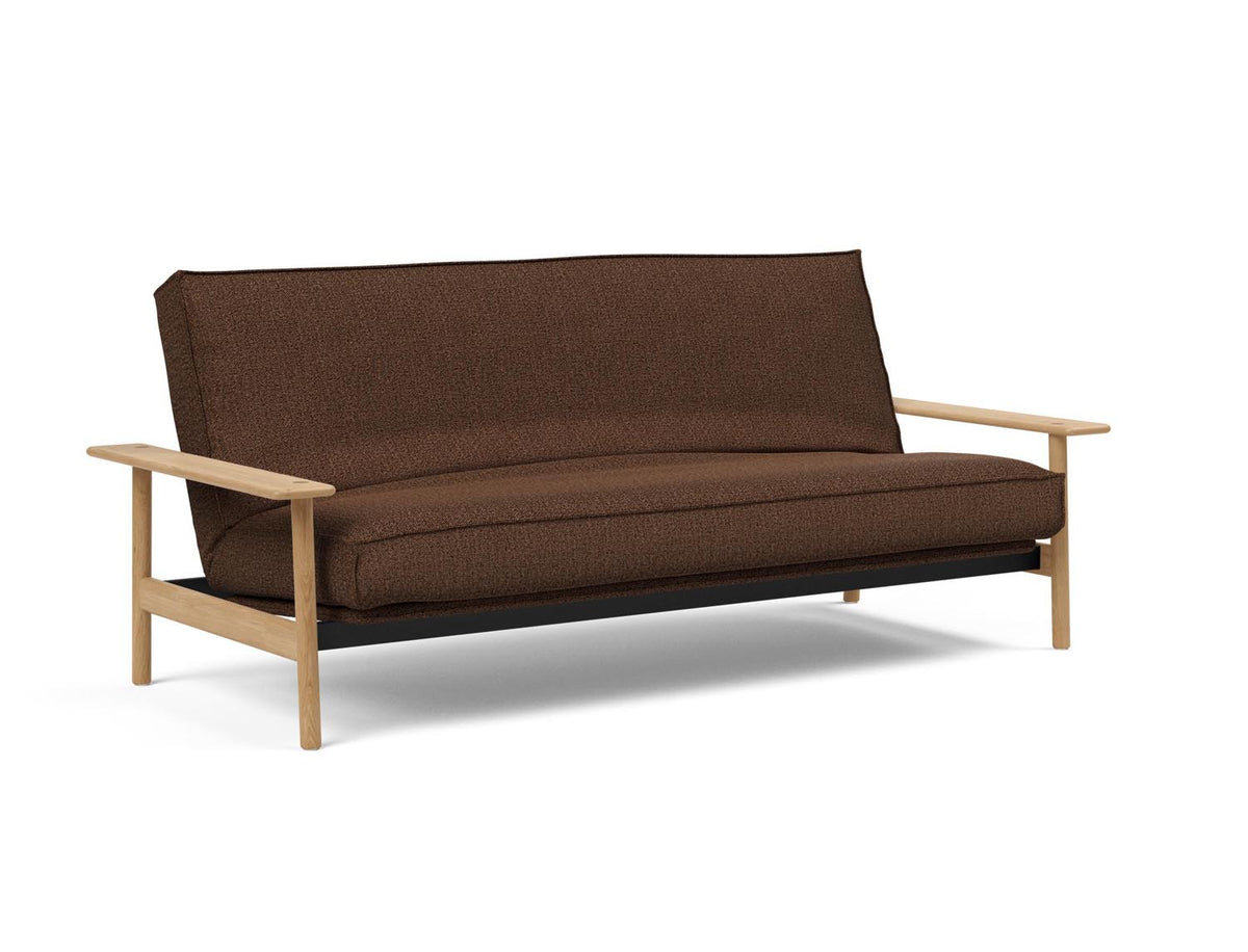 Balder Bettsofa 140 Sharp Plus Cover mit Gestellbezug Soft Spring in 359 Taura Cappuccino präsentiert im Onlineshop von KAQTU Design AG. Bettsofa ist von Innovation Living