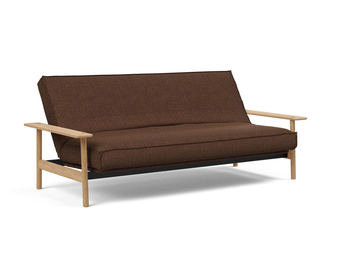 Balder Bettsofa 140 Sharp Plus Cover mit Gestellbezug Soft Spring in 359 Taura Cappuccino präsentiert im Onlineshop von KAQTU Design AG. Bettsofa ist von Innovation Living