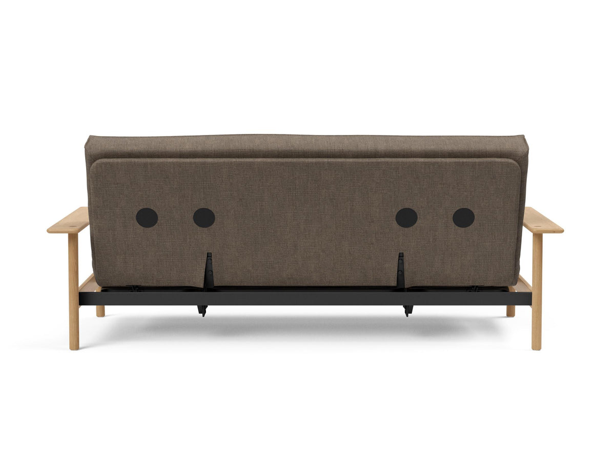 Balder Bettsofa 140 Sharp Plus Cover mit Gestellbezug Soft Spring in 411 Esina Cedar Brown präsentiert im Onlineshop von KAQTU Design AG. Bettsofa ist von Innovation Living
