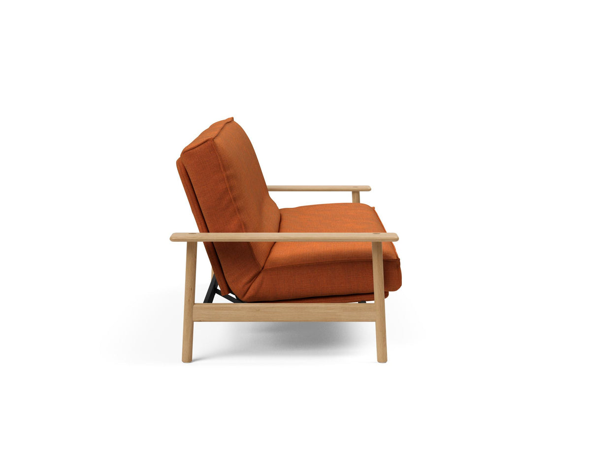 Balder Bettsofa 140 Sharp Plus Cover mit Gestellbezug Soft Spring in 412 Esina Rust Orange präsentiert im Onlineshop von KAQTU Design AG. Bettsofa ist von Innovation Living