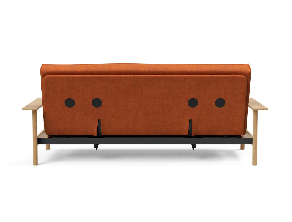 Balder Bettsofa 140 Sharp Plus Cover mit Gestellbezug Soft Spring in 412 Esina Rust Orange präsentiert im Onlineshop von KAQTU Design AG. Bettsofa ist von Innovation Living