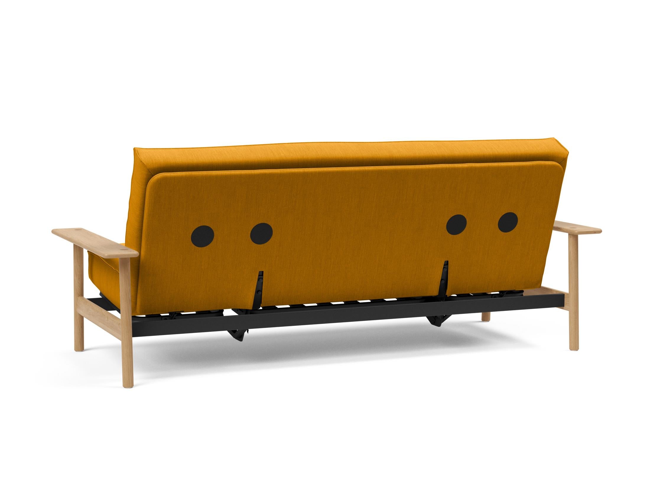 Entdecken Sie das Balder Bettsofa 140 Sharp Plus Cover Soft Spring von Innovation Living – stilvoll, bequem und ideal für jedes Zuhause.