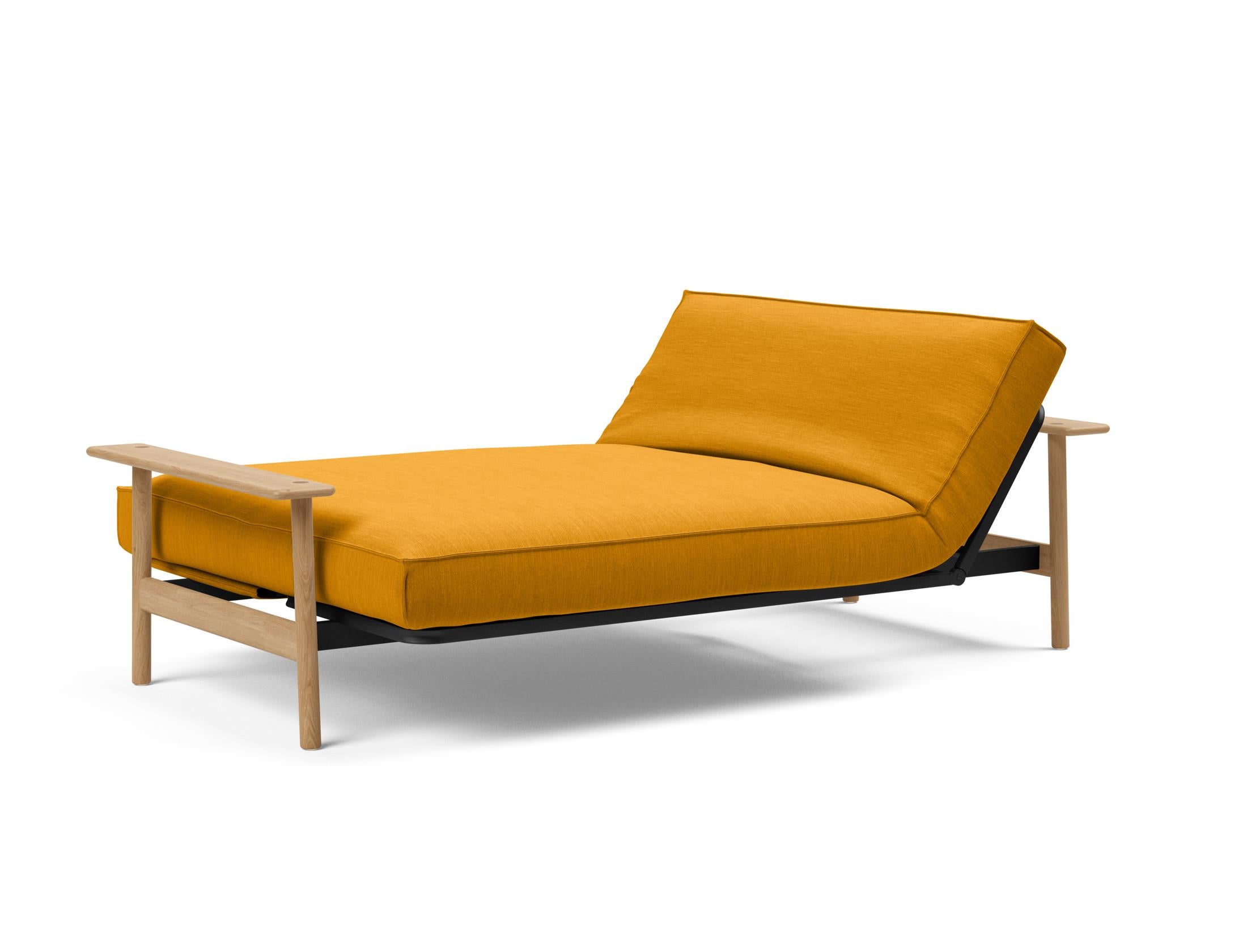 Entdecken Sie das Balder Bettsofa 140 Sharp Plus Cover Soft Spring von Innovation Living – stilvoll, bequem und ideal für jedes Zuhause.