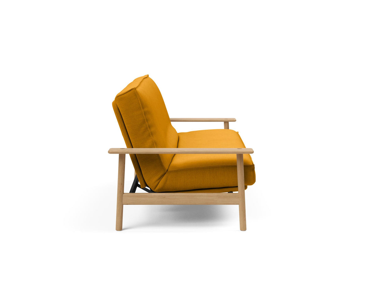 Balder Bettsofa 140 Sharp Plus Cover mit Gestellbezug Soft Spring in 507 Elegance Burned Curry präsentiert im Onlineshop von KAQTU Design AG. Bettsofa ist von Innovation Living