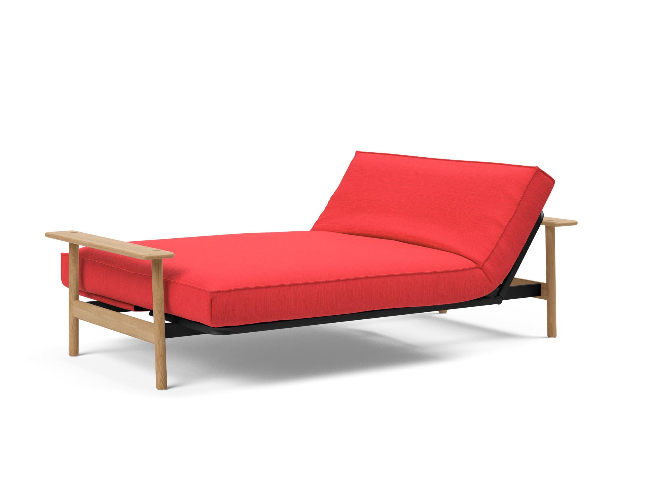 Entdecken Sie das Balder Bettsofa 140 Sharp Plus Cover Soft Spring von Innovation Living – stilvoll, bequem und ideal für jedes Zuhause.