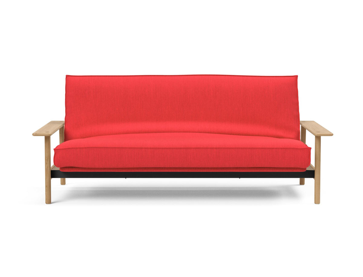 Balder Bettsofa 140 Sharp Plus Cover mit Gestellbezug Soft Spring in 511 Elegance Red präsentiert im Onlineshop von KAQTU Design AG. Bettsofa ist von Innovation Living