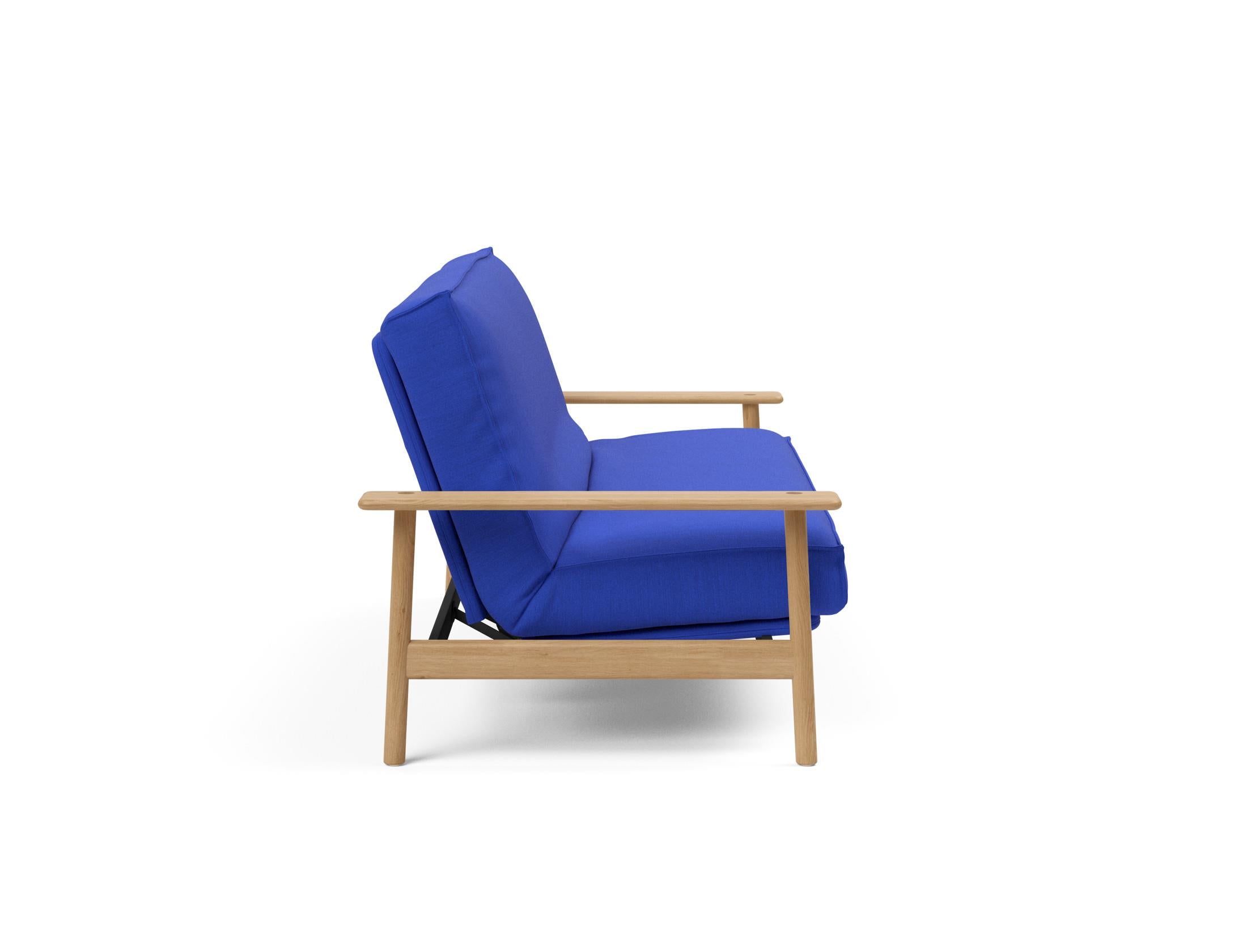 Erleben Sie das Balder Bettsofa 140 Sharp Plus Cover: Stilvolles Schlafsofa mit hochwertigem Soft Spring Bezug für höchsten Sitz- und Liegekomfort.