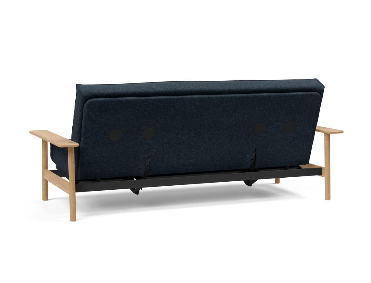 Balder Bettsofa 140 Sharp Plus Cover mit Gestellbezug Soft Spring in 515 Nist Blue präsentiert im Onlineshop von KAQTU Design AG. Bettsofa ist von Innovation Living