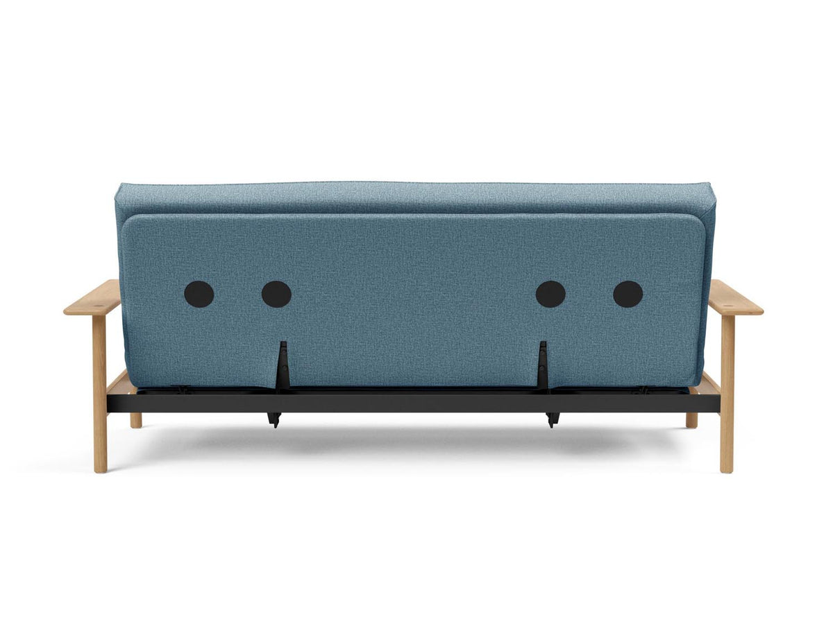 Balder Bettsofa 140 Sharp Plus Cover mit Gestellbezug Soft Spring in 525 Mixed Dance Light Blue präsentiert im Onlineshop von KAQTU Design AG. Bettsofa ist von Innovation Living