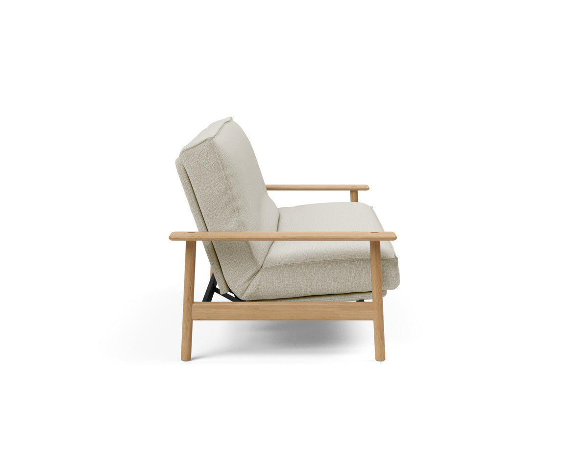 Balder Bettsofa 140 Sharp Plus Cover mit Gestellbezug Soft Spring in 527 Mixed Dance Natural präsentiert im Onlineshop von KAQTU Design AG. Bettsofa ist von Innovation Living