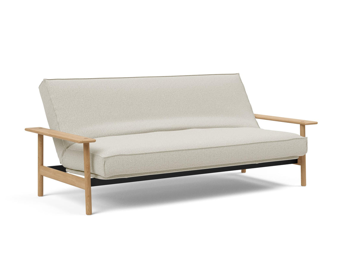 Balder Bettsofa 140 Sharp Plus Cover mit Gestellbezug Soft Spring in 527 Mixed Dance Natural präsentiert im Onlineshop von KAQTU Design AG. Bettsofa ist von Innovation Living