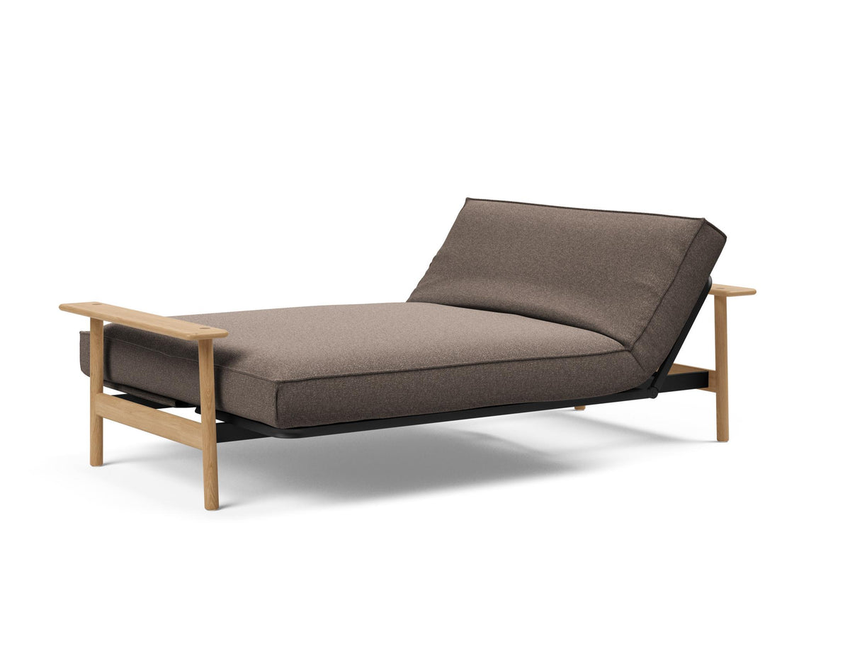 Balder Bettsofa 140 Sharp Plus Cover mit Gestellbezug Soft Spring in 530 Bouclé Taupe präsentiert im Onlineshop von KAQTU Design AG. Bettsofa ist von Innovation Living