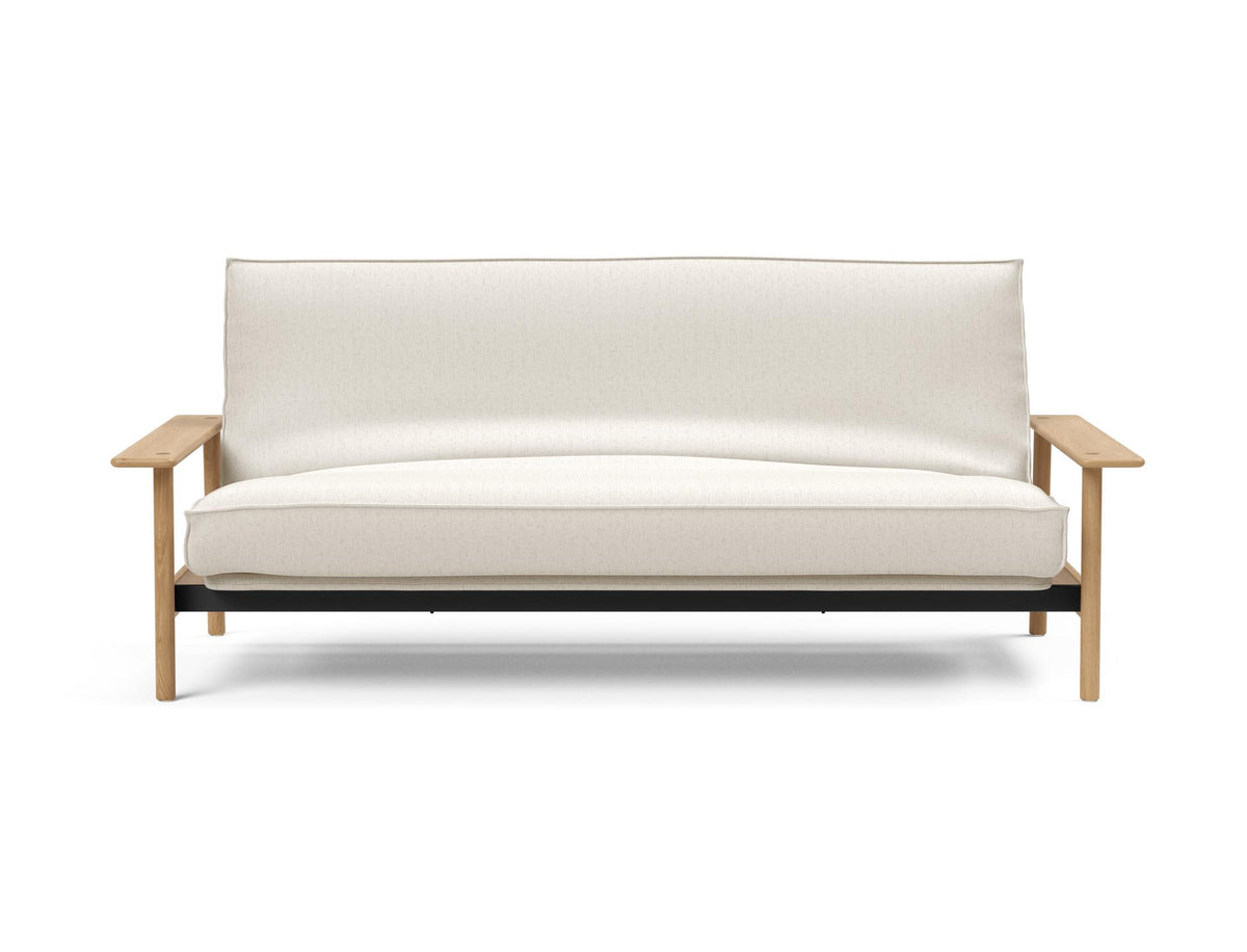 Balder Bettsofa 140 Sharp Plus Cover mit Gestellbezug Soft Spring in 531 Bouclé Off White präsentiert im Onlineshop von KAQTU Design AG. Bettsofa ist von Innovation Living
