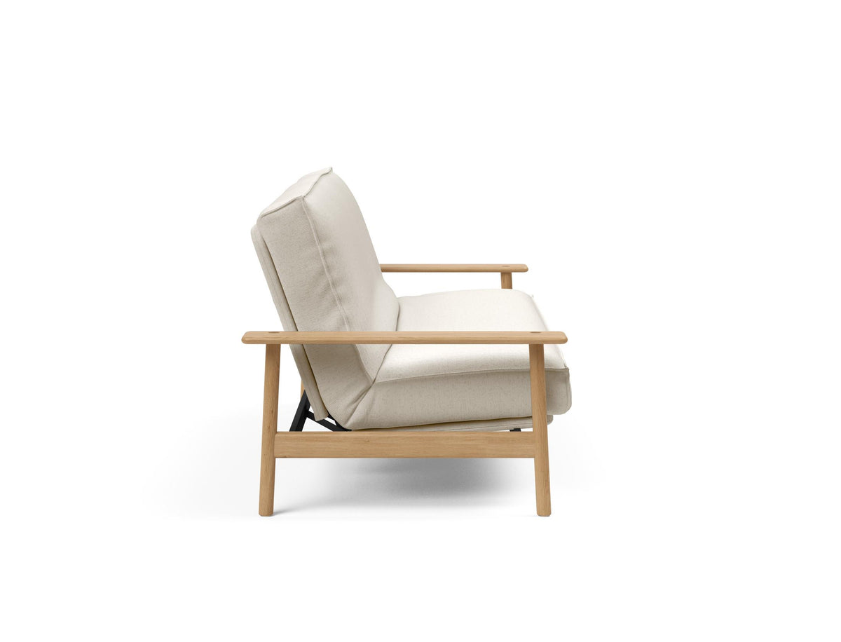 Balder Bettsofa 140 Sharp Plus Cover mit Gestellbezug Soft Spring in 531 Bouclé Off White präsentiert im Onlineshop von KAQTU Design AG. Bettsofa ist von Innovation Living