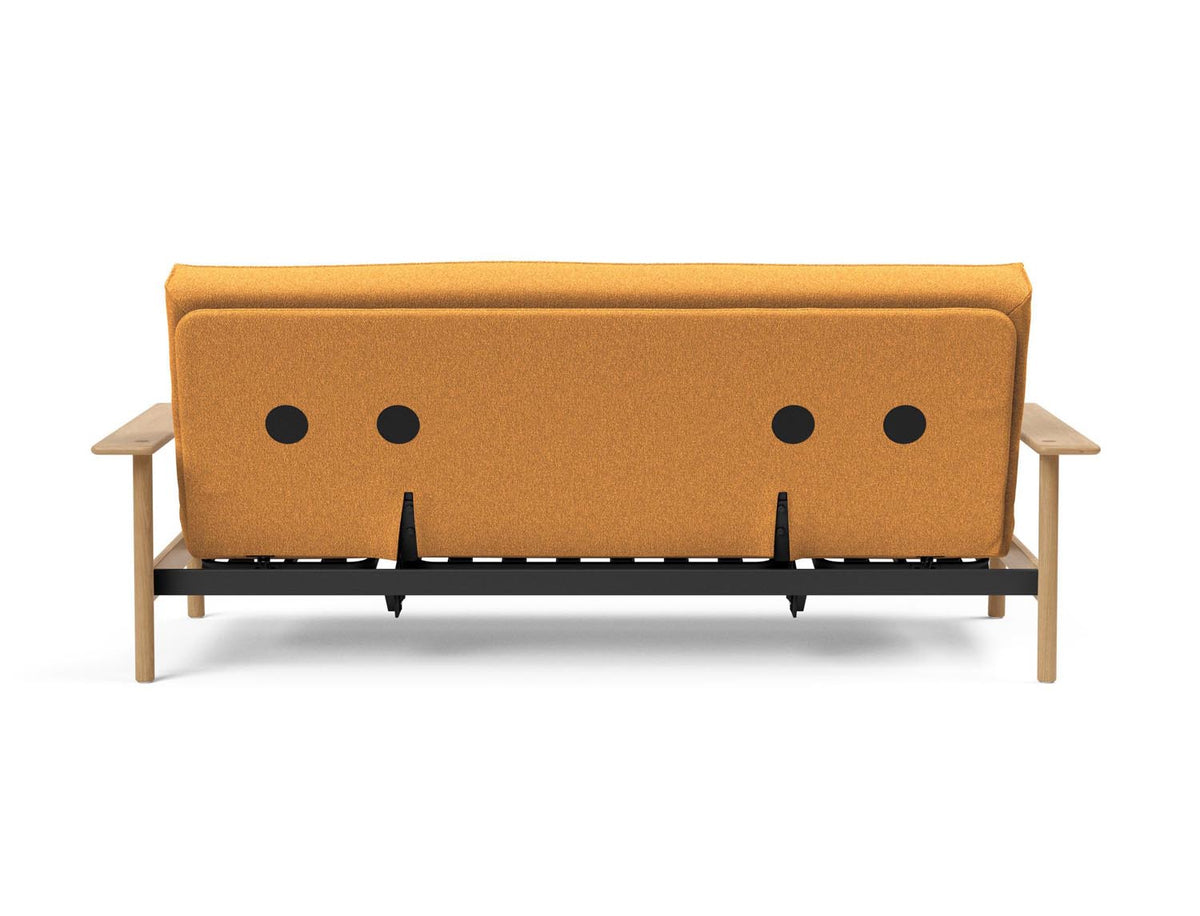 Balder Bettsofa 140 Sharp Plus Cover mit Gestellbezug Soft Spring in 536 Bouclé Ochre präsentiert im Onlineshop von KAQTU Design AG. Bettsofa ist von Innovation Living