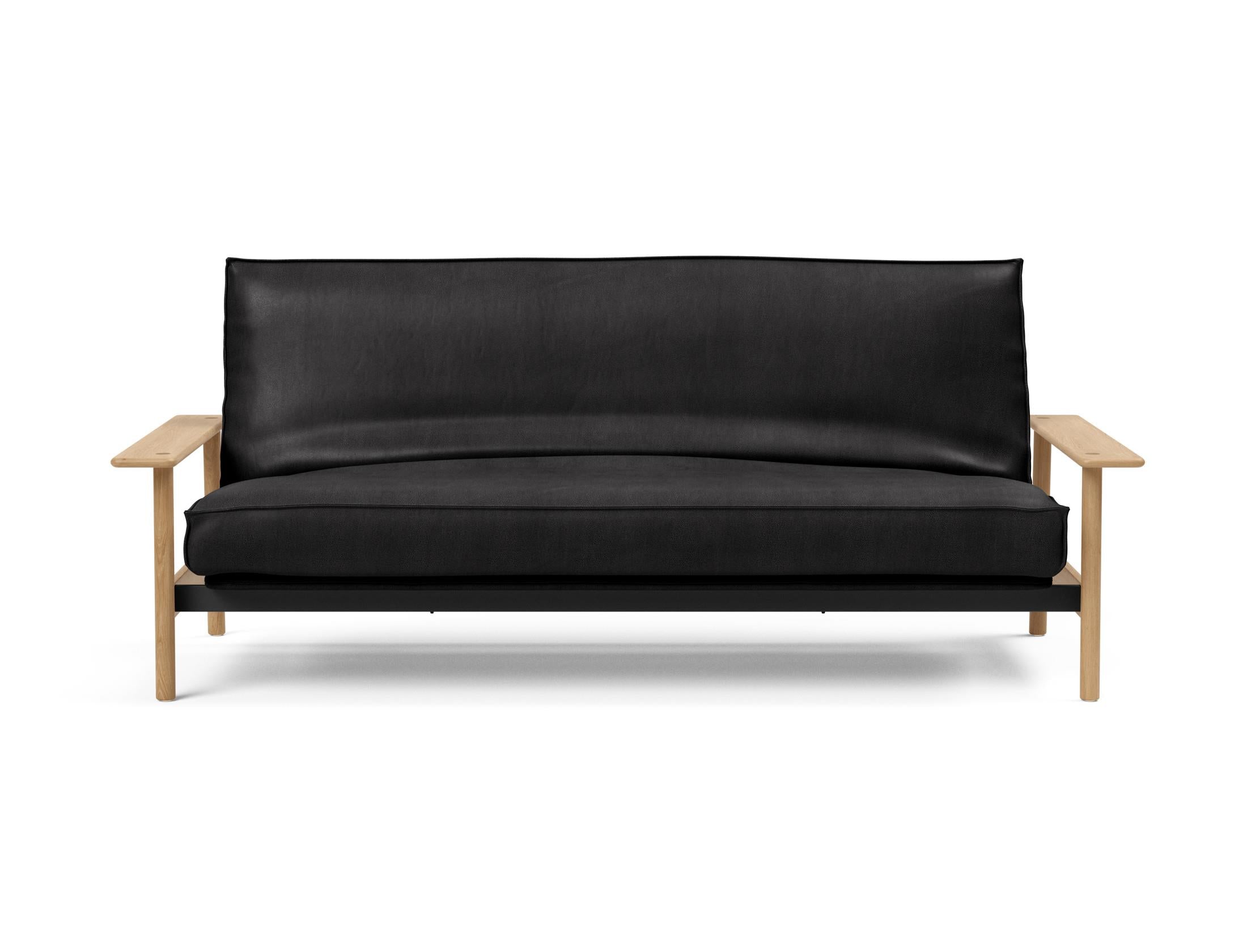 Erleben Sie das Balder Bettsofa 140 Sharp Plus Cover: Stilvolles Schlafsofa mit hochwertigem Soft Spring Bezug für höchsten Sitz- und Liegekomfort.