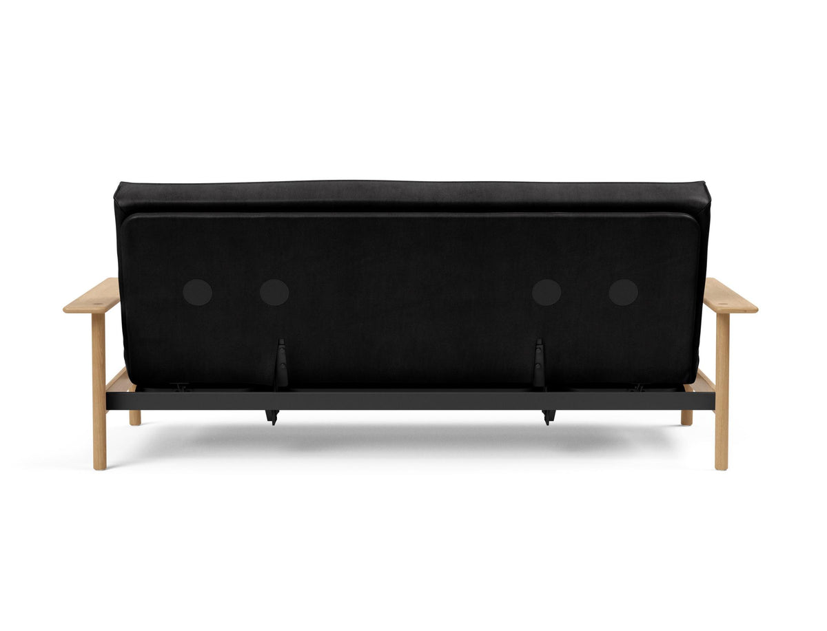Balder Bettsofa 140 Sharp Plus Cover mit Gestellbezug Soft Spring in 550 Faunal Black präsentiert im Onlineshop von KAQTU Design AG. Bettsofa ist von Innovation Living