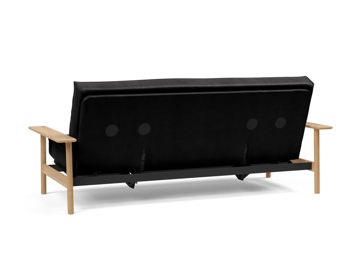 Balder Bettsofa 140 Sharp Plus Cover mit Gestellbezug Soft Spring in 550 Faunal Black präsentiert im Onlineshop von KAQTU Design AG. Bettsofa ist von Innovation Living