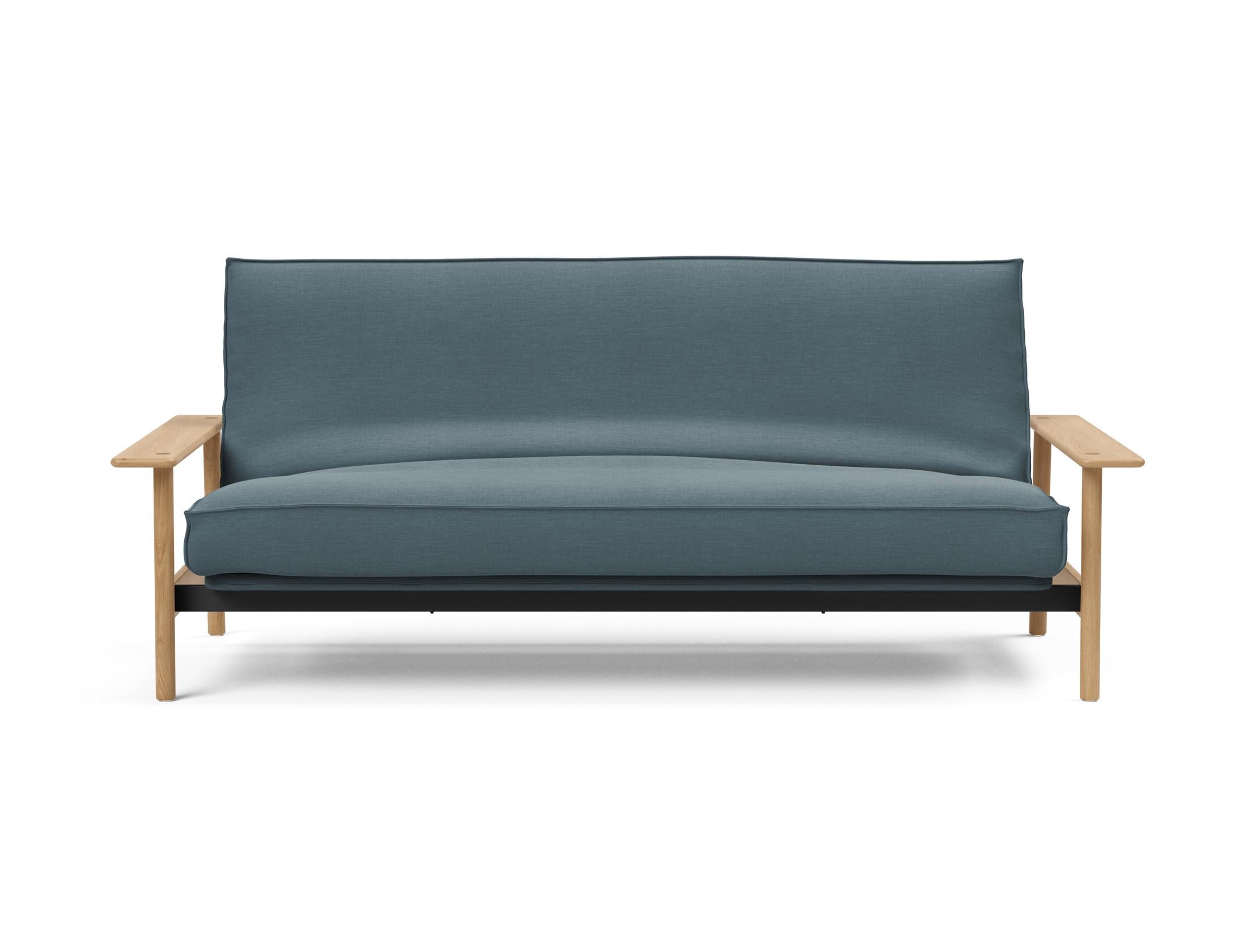 Erleben Sie das Balder Bettsofa 140 Sharp Plus Cover: Stilvolles Schlafsofa mit hochwertigem Soft Spring Bezug für höchsten Sitz- und Liegekomfort.