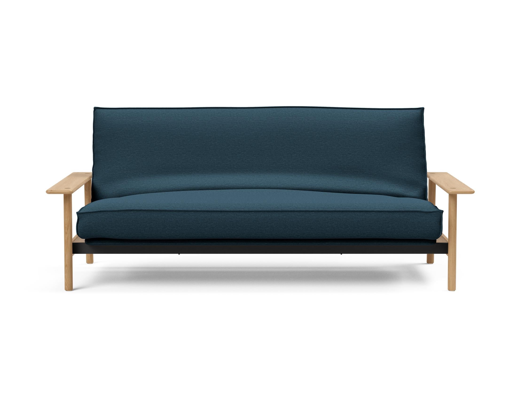 Erleben Sie das Balder Bettsofa 140 Sharp Plus Cover: Stilvolles Schlafsofa mit hochwertigem Soft Spring Bezug für höchsten Sitz- und Liegekomfort.