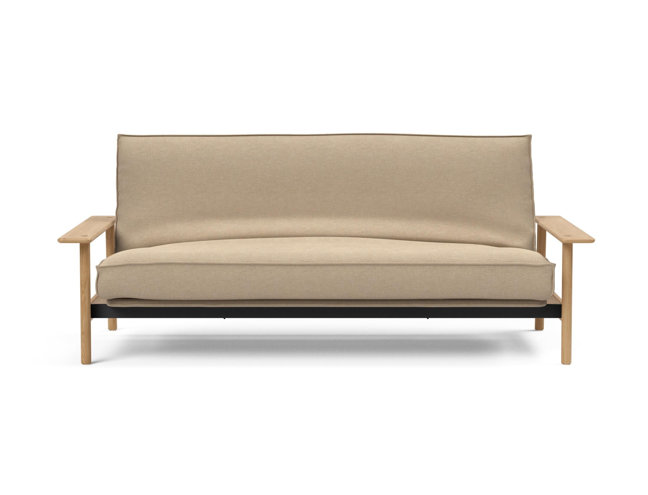 Erleben Sie das Balder Bettsofa 140 Sharp Plus Cover: Stilvolles Schlafsofa mit hochwertigem Soft Spring Bezug für höchsten Sitz- und Liegekomfort.