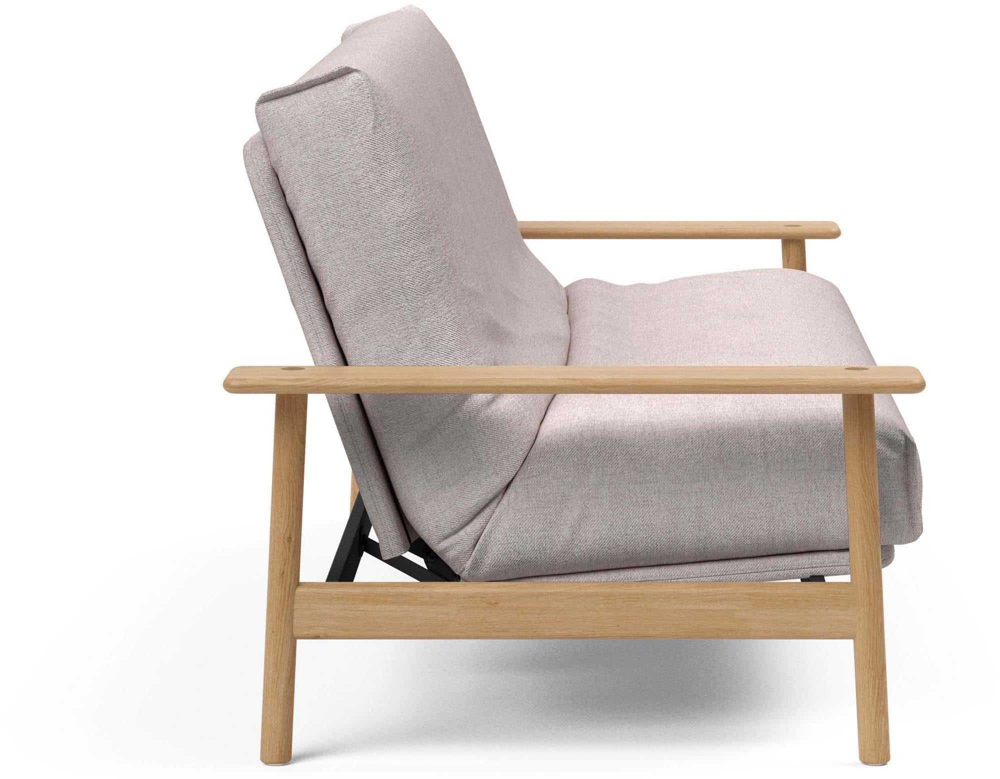 Entdecken Sie das Balder Bettsofa 140 Nordic Cover von Innovation Living: stilvolles skandinavisches Design, perfekt für Schlafkomfort und flexible Wohnräume.