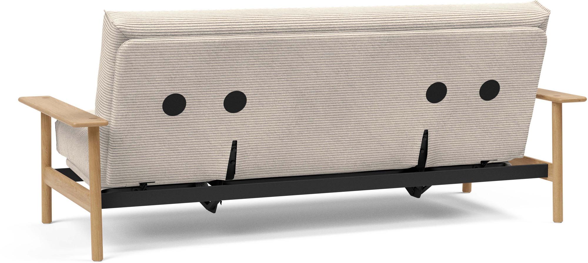 Erleben Sie das Balder Bettsofa 140 Nordic Cover von Innovation Living – modernes Design, vielseitig und perfekt für jeden Wohnraum.