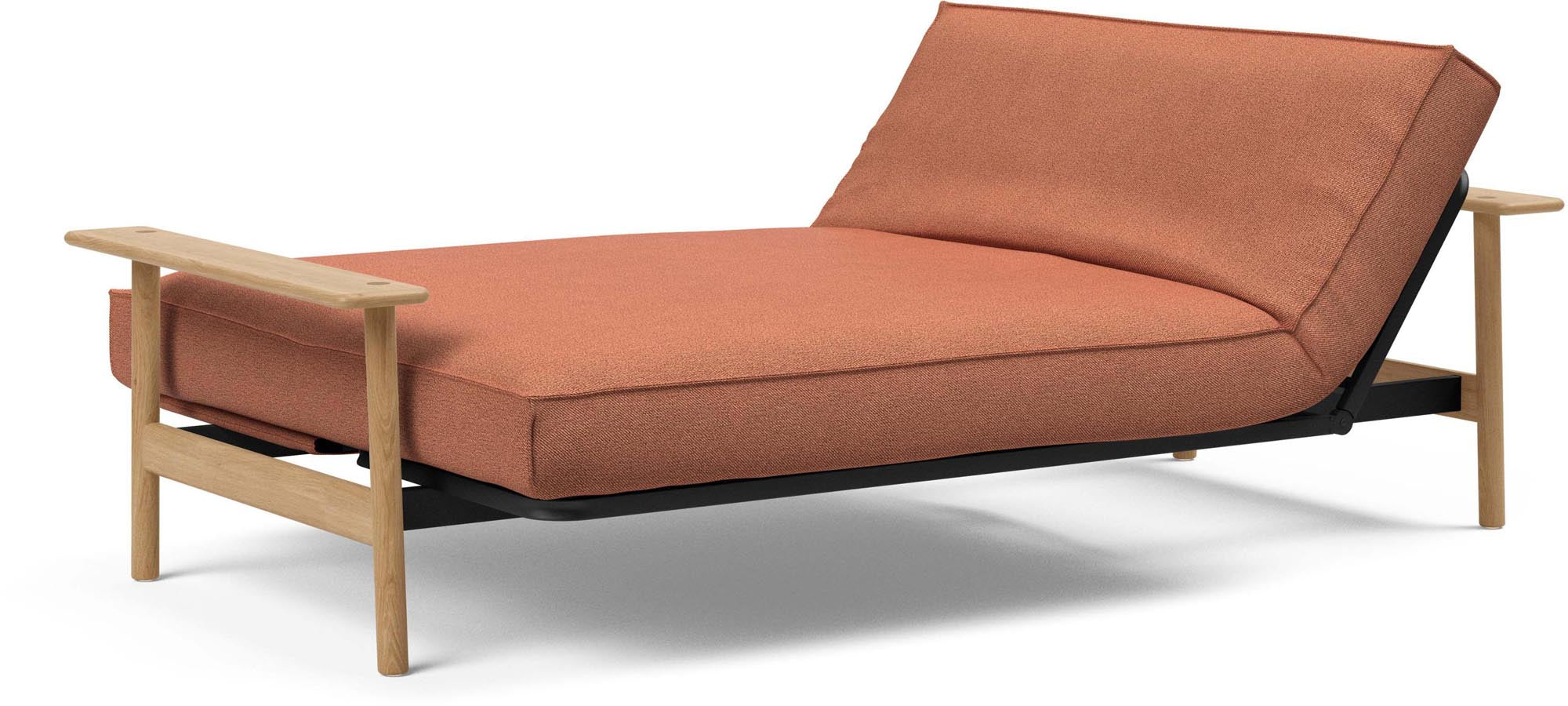 Erleben Sie das Balder Bettsofa 140 Sharp Plus Cover Latex von Innovation Living – eine perfekte Kombination aus modernem Stil und optimalem Schlafkomfort.