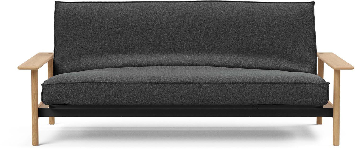 Erleben Sie das Balder Bettsofa 140 Sharp Plus Cover Latex von Innovation Living – eine perfekte Kombination aus modernem Stil und optimalem Schlafkomfort.
