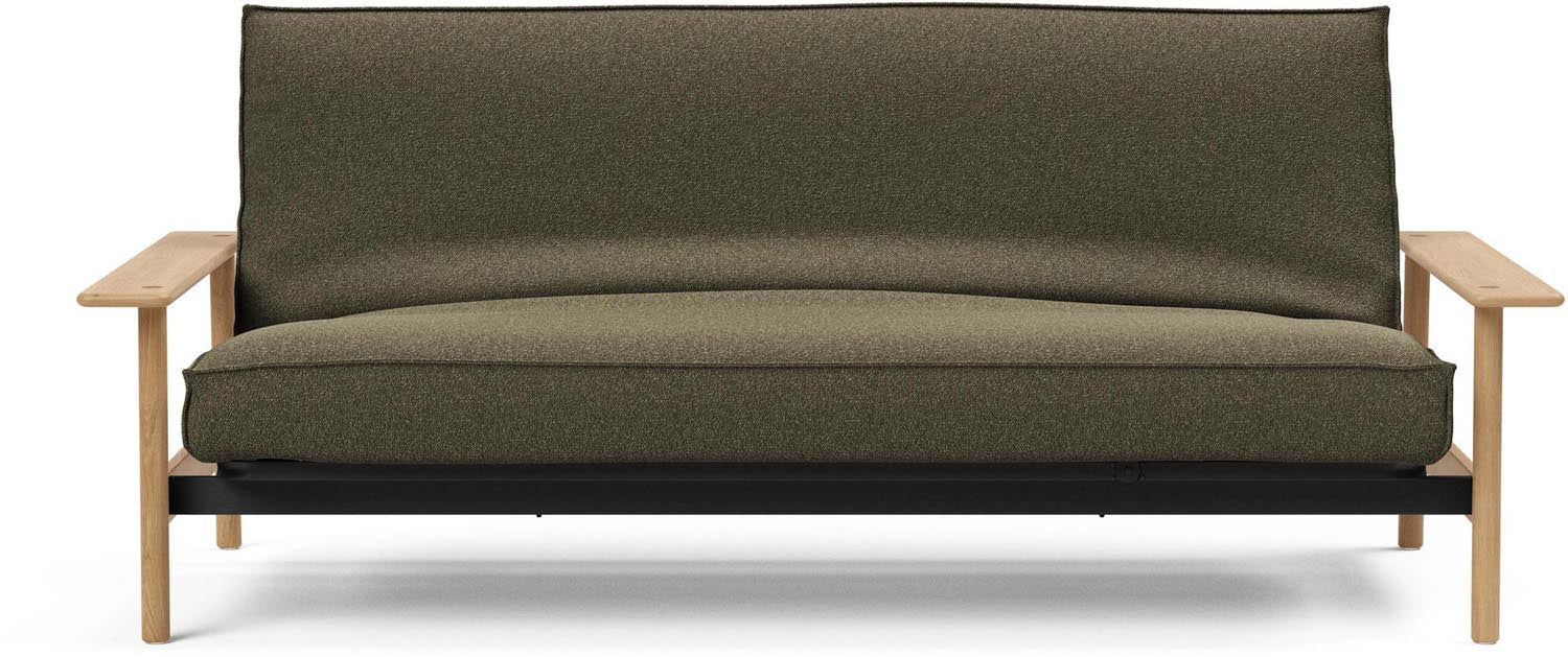 Erleben Sie das Balder Bettsofa 140 Sharp Plus Cover Latex von Innovation Living – eine perfekte Kombination aus modernem Stil und optimalem Schlafkomfort.